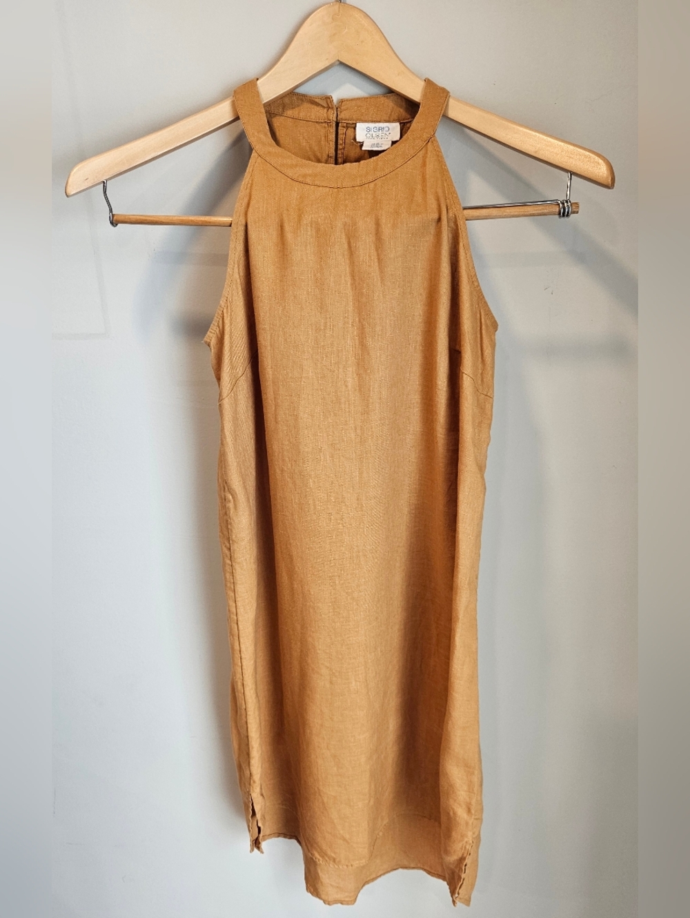 Sigrid Olsen Linen Halter Dress